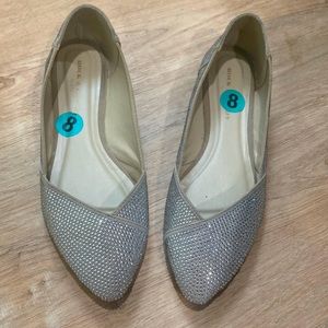 Rock & Candy Rhinestone Ballet Flats Women’s 8